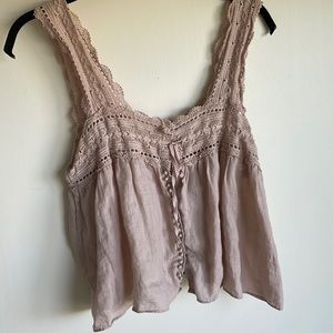 Doen Vera Top sundried rose size small